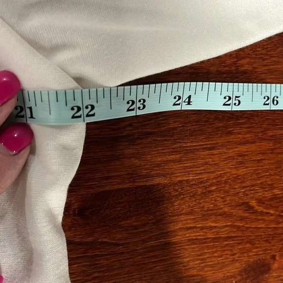 Chico”s Womens Open Front Jacket 2 (L) Cream Tan Black Color Block Ponte Elegant - Picture 9 of 11